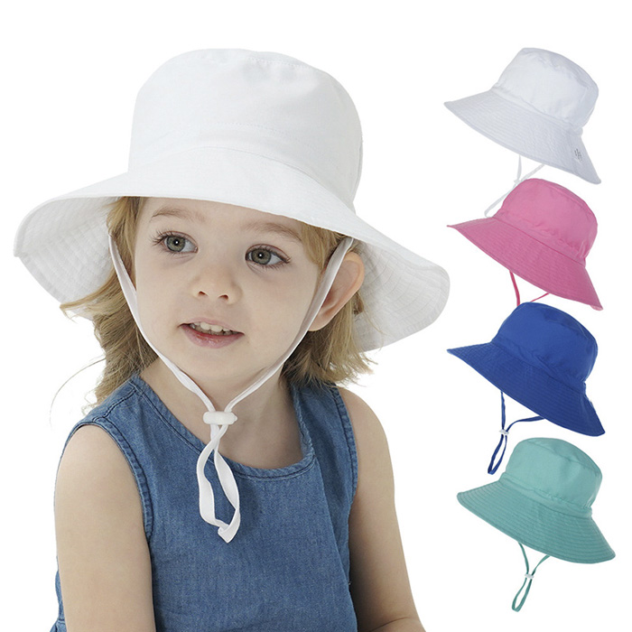 Toddler Wide Brim Sun Cap Bucket Hat