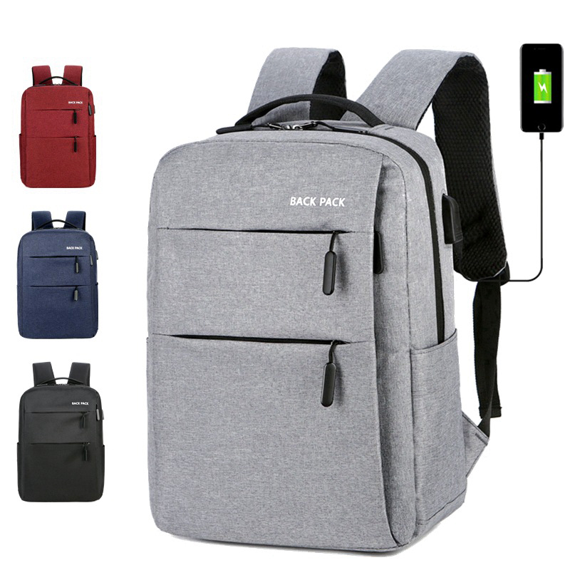 Travel Laptop Backpack w/ USB Charging Port